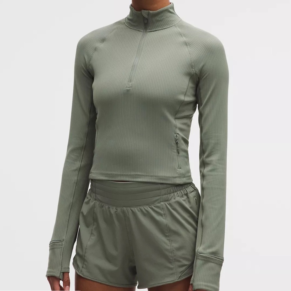 Lululemon Ribbed Quarterzip - Picture 3 of 5